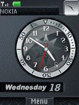 game pic for Grey Clock With Icons